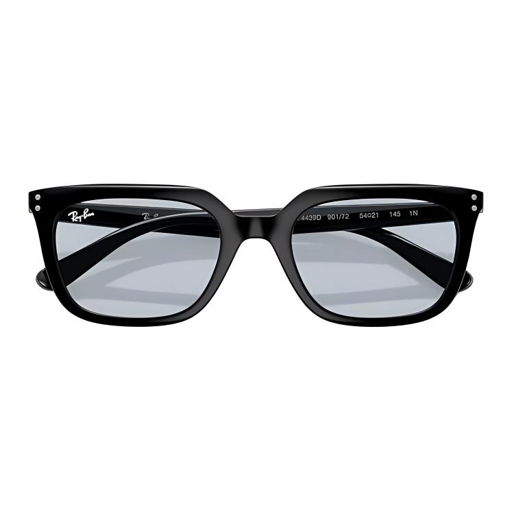 RayBan Original Logo Design Propionate Square Frame Irregular Sunglasses Unisex Couple Black