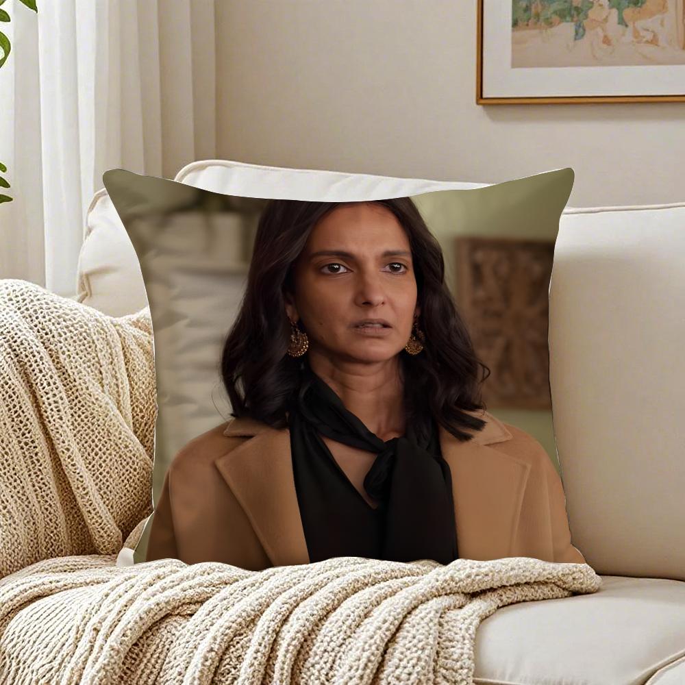 NNalini Vishwakumar TV Character Cushion Cover Pillowcase Antidustmite living Room Sofa Decor Cushion Room