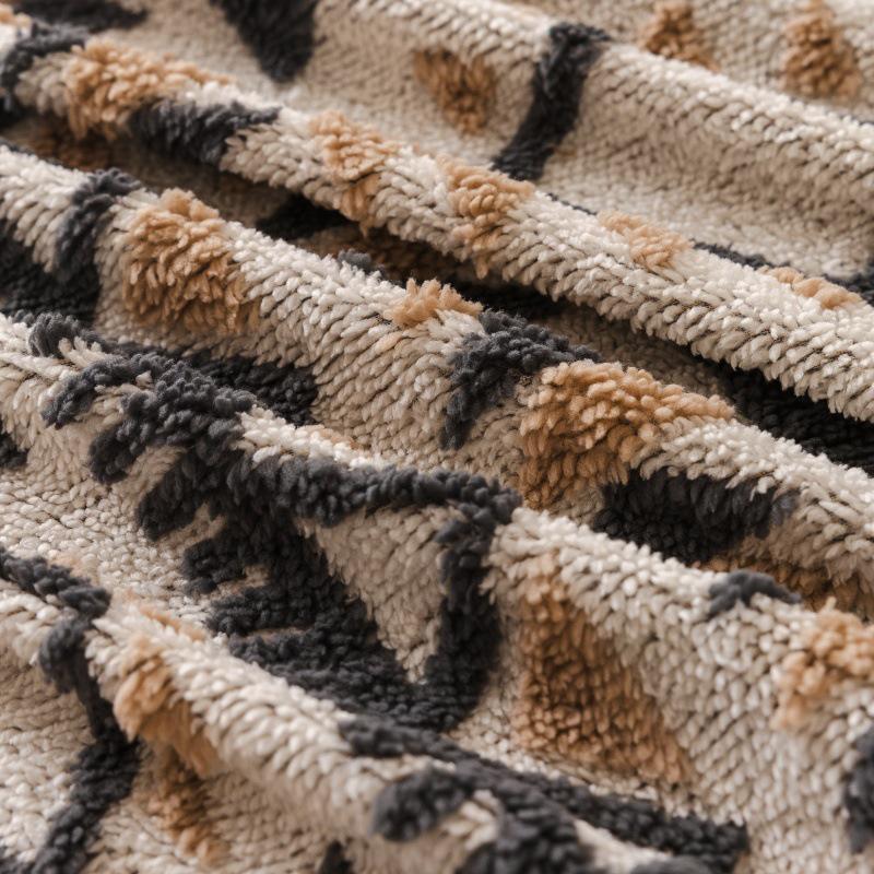 Thick Bohemian Plush Sofa & Bed Blanket - Decorative Nap & Air Conditioning Cover