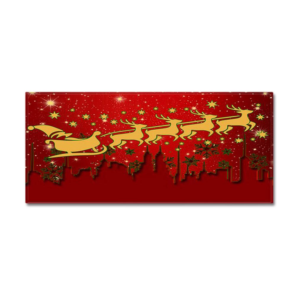 Christmas Kitchen Sand Carpet Doormat Long Floor Mat