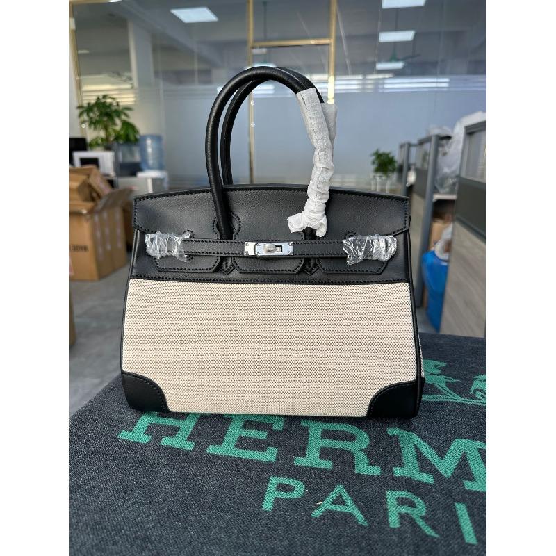 Grensoverschrijdende middeleeuwse 25cm30cm koeienhuid canvas damestas met lange schouderband forens casual leren schouder