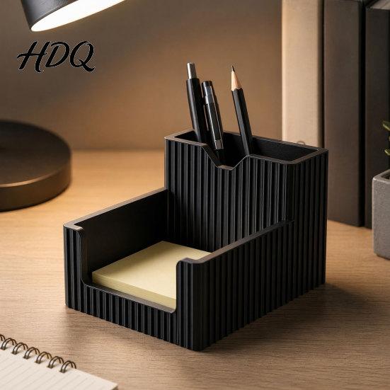 Luxury Desk Accessory 3D Printed Pen Holder 2-in-1 Stand & Sticky Desktop