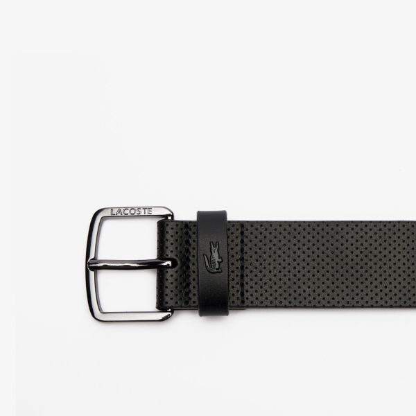 Lacoste 26 Ss Casual 35mm Punching Leather Belt Bb Rc4084m56g