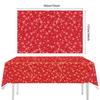 Pink Love Heart Valentine's Day Disposable Tablecloth