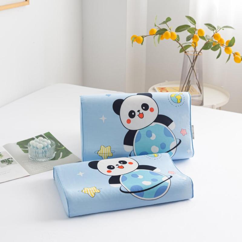 Thailand Natural Children's Latex Pillow Core Cartoon Children's Adult Pillow Pure Cotton Comfortable Neck Pillow
