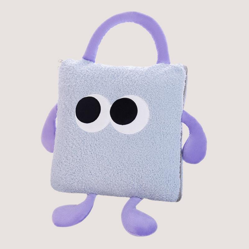 Cartoon Plush Toy Pillow Blanket Combo For Sofa Bed Office Nap Gift Doll Adults