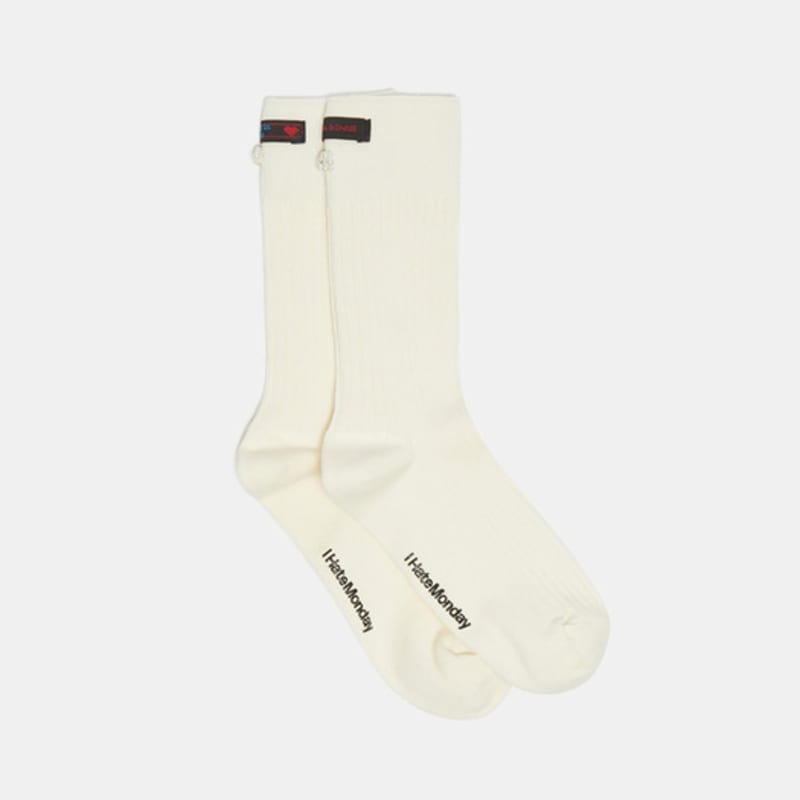 

SUECOMMA BONNIE [IHM]Label socks(ivory)_DSLAA25501IVY ivory