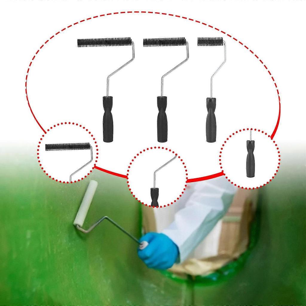 3Pcs Fiberglass Roller Tools, Epoxy Resin Laminating Rollers for Shower Repair, Waterproofing Layer Application Tools