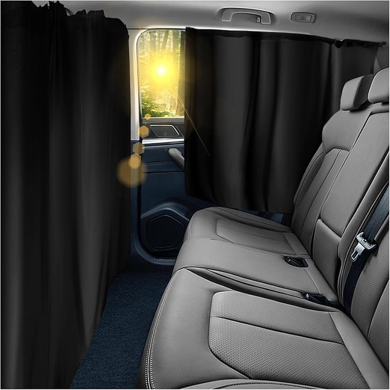 3PCS Extra Large Car Window Shades Kit,Thickened Vinyl Coated Car Window Covers For Privacy And Maintaining Cool Auto Interior Temperature,Universal Extra Large