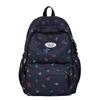 Colorful Doodle Print School Backpack with Multiple Front Pockets Adjustable Straps Casual Daypack for Teens
