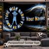 Wall Hanging Tapestry Custom NameLionel Messi Pattern Personalized Printed Fabric Wall Decor