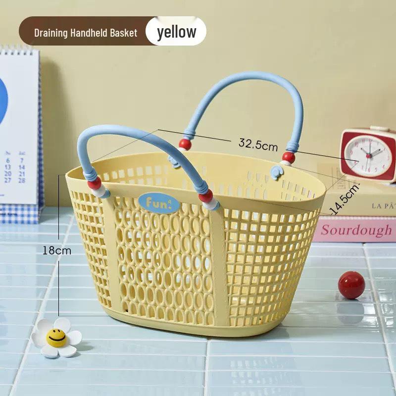 

Portable Shower and Bath Caddy: Durable Plastic Storage for Dorms and Pools