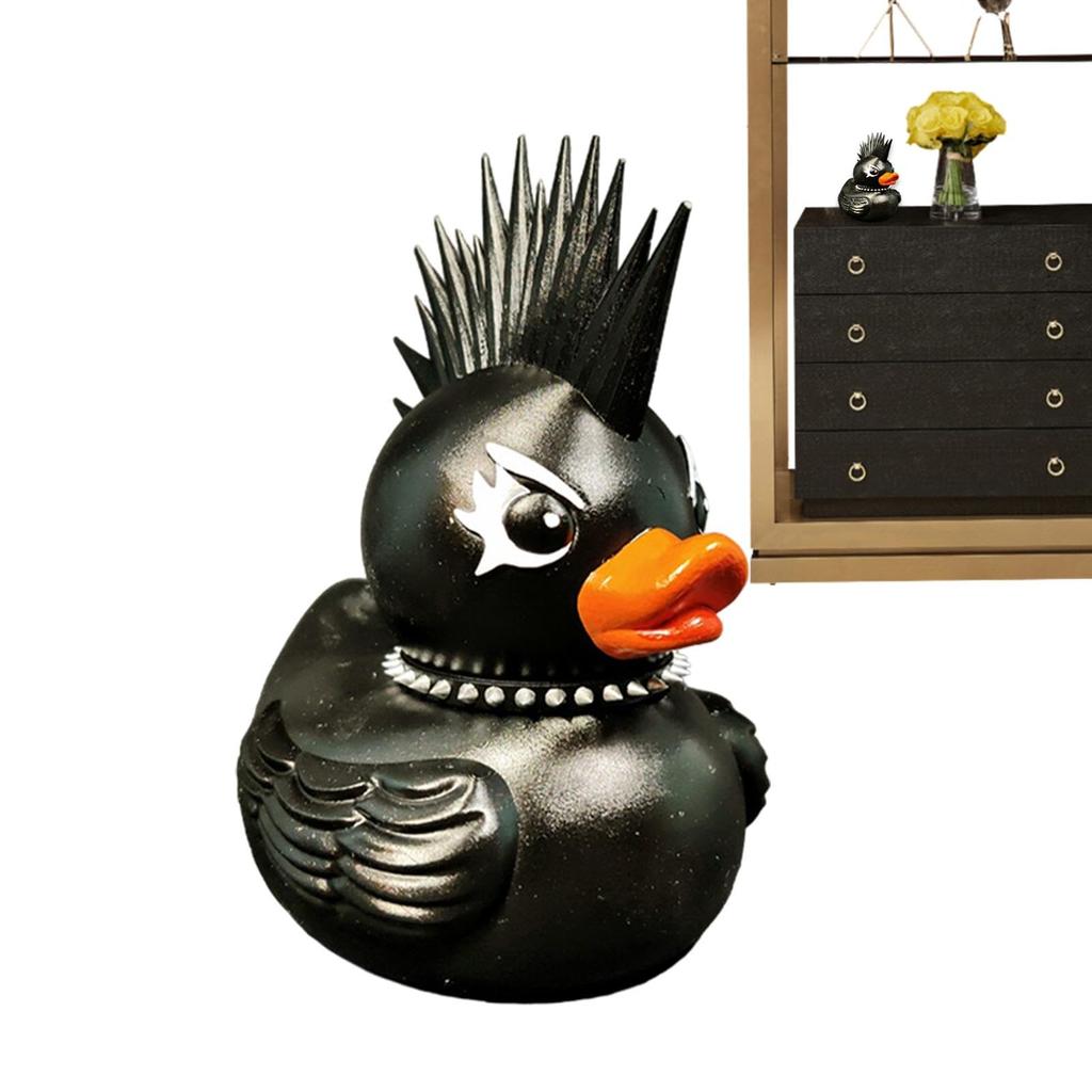 Bonsem Car Dashboard Duck Sculpture | Deathlock Duck Demon Duck Decorative Sculpture Statue |