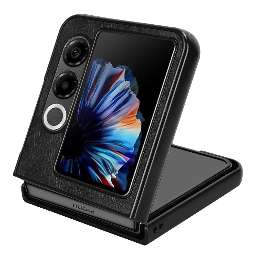 

Для ZTE nubia Flip2 5G A404ZT Чохол Браслет Підставка Шкіра+ПК+ТПУ Чохол для телефону з відкривачкою для пляшок Brown