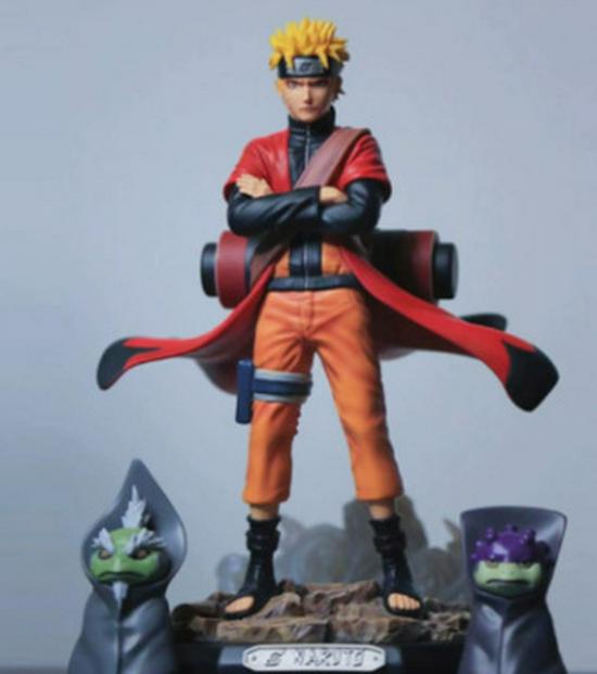 Gaara sitzt auf Sandwolke Ornament - Naruto Anime Modell in Box