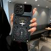 Aircraft instrument panel pattern phone case suitable for iPhone 17 16 15 14 13 12 11 Pro/Max/Plus anti drop and shockproof