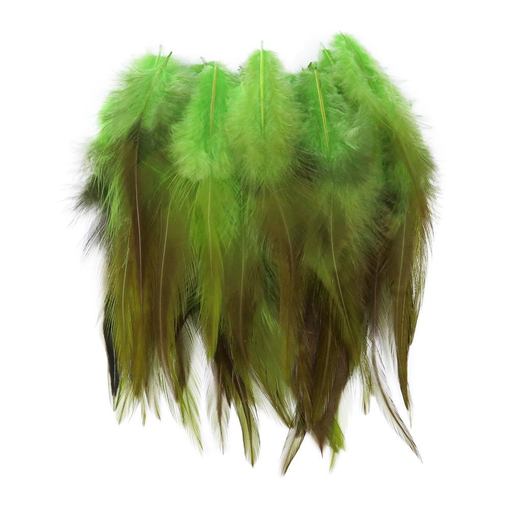 50Pcs Fluffy Natural Rooster Feathers Crafts DIY Accessories 8-15CM Chicken Feather Fly Tying Materials Sewing Decoration Plumes