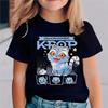 Kinder 3D-gedrucktes T-Shirt Mode Cartoon Kinder Kurzarm-Oberteil Baby T-Shirt Geburtstag
