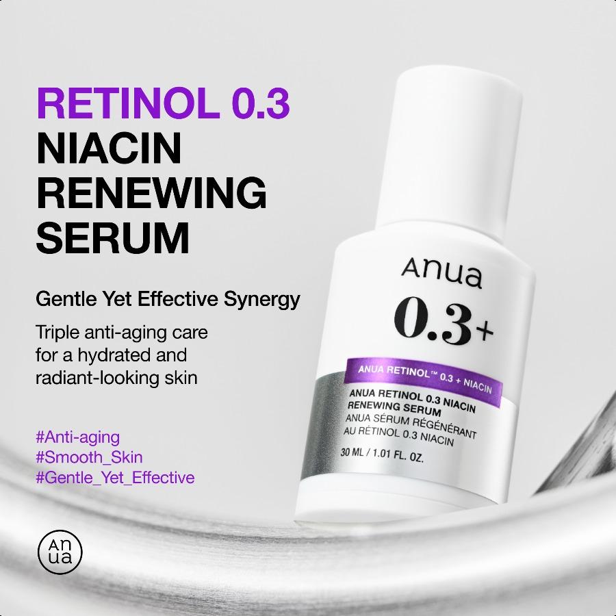 Anua Retinol 0.3 +Niacin Renewing Serum 30ml