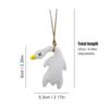 NEW 1/2PCS Cute Magic Color-Changing Roast Duck Car Charm Pendant Uv Temperature-Sensing Color Change Creative Diy Ornament