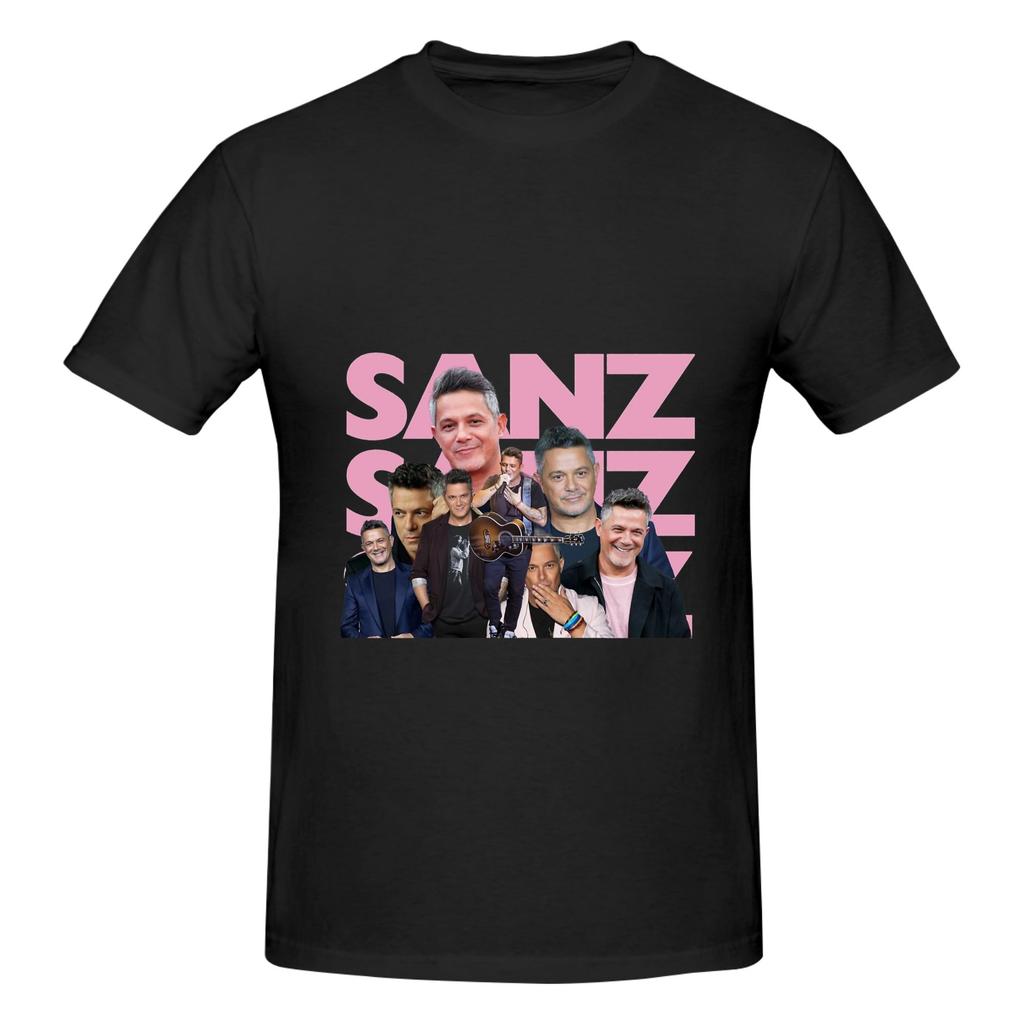 1 Pieza Singer Gráfico Divertido 100 Algodón Camiseta Aalejandro Sanzs Camisetas Tops Para Unisex