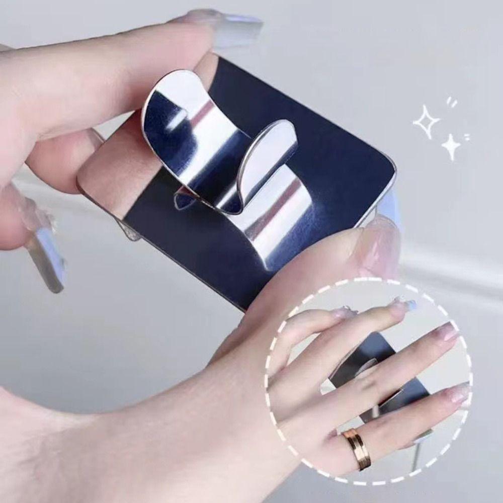 4PCS Stainless Steel Cosmetic Brush Set Cosmetic Tools  Liquid Foundation Accessories