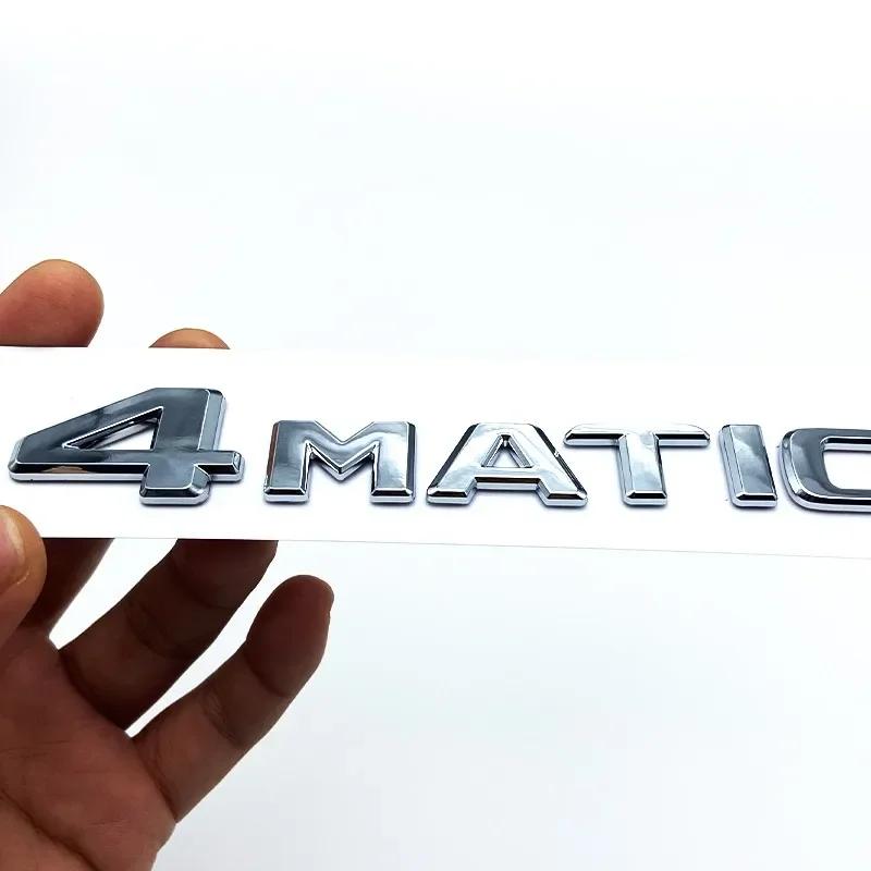 Per Mercedes Benz A B C E G S ML SL CL GLA CLA Classe AMG 4MATIC 4 MATIC Bagagliaio Cromo Nero Opaco Lettere Emblema Distintivo adesivo