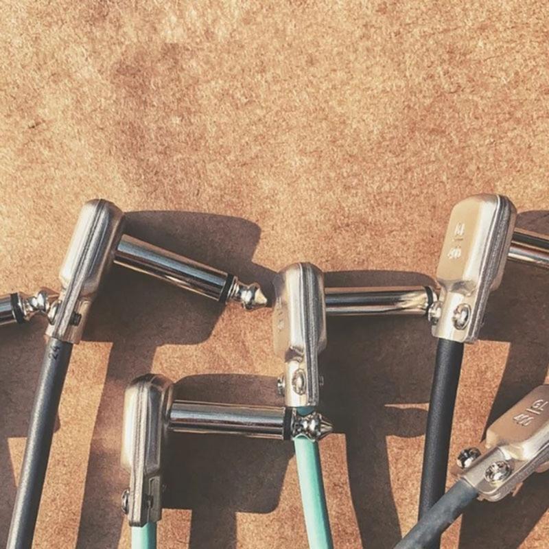 Low Noise Quality Guitar Patches Cable Right Angle Guitar Patches Cables Professional Patches Cables for Guitar Pedals