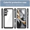 For Samsung Galaxy S25 FE Case Samsung Galaxy S25 FE Cover TPU Clear PC + Silicone Shockproof Anti-Slip Protective Phone Cover