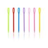 100PCS Plastic Sewing Needles Large Eye Plastic Yarn Needles for Kids Craft Plastic Embroidery Needle for DIY Sewing Handmade