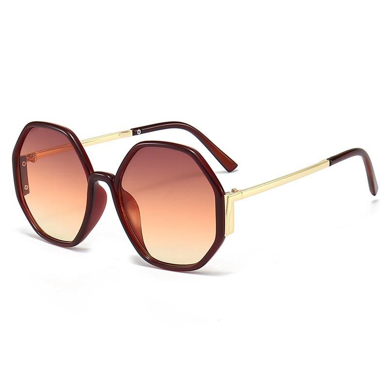 Hexagon Sunglasses Women Luxury Designer Square Sun Glasses Men UV400 Driving Fishing Shades