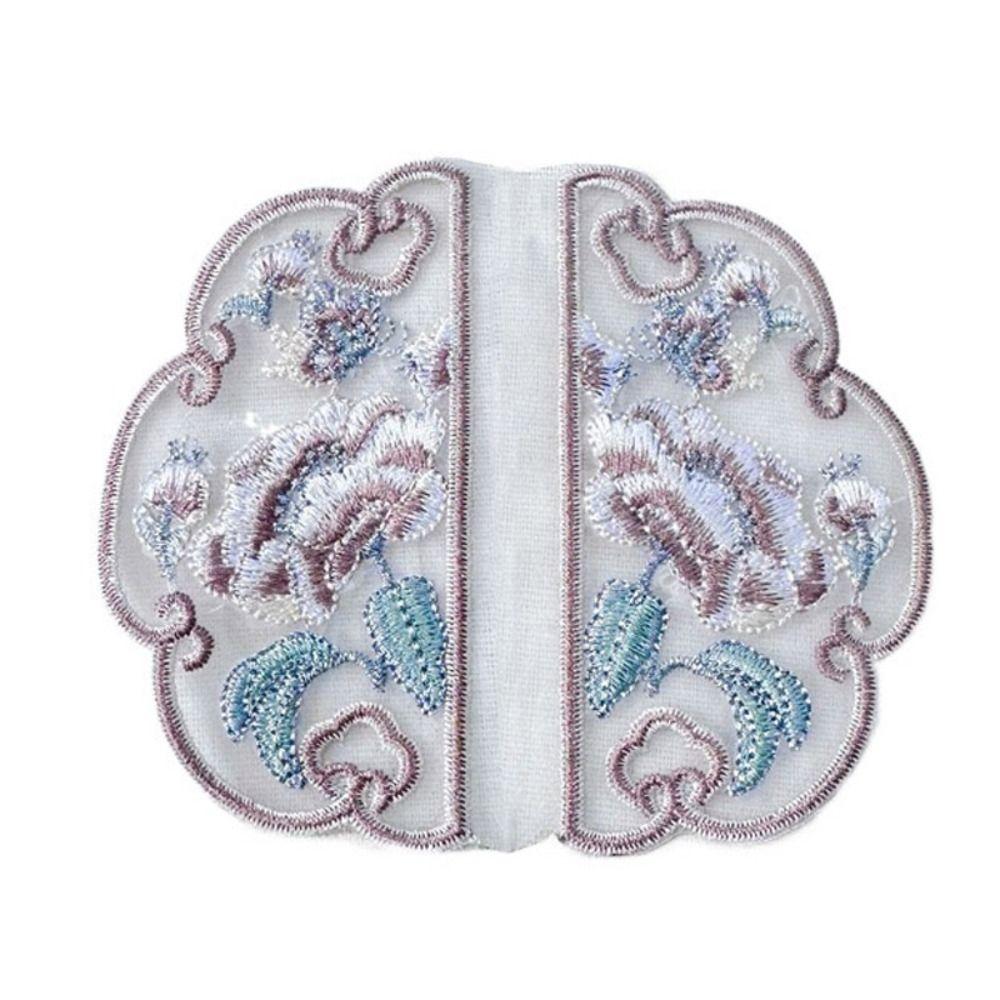 

Exquisite Chinese Style Embroidery Patches Vintage Clothes Sticker DIY Clothing Applique Sewing кофейный