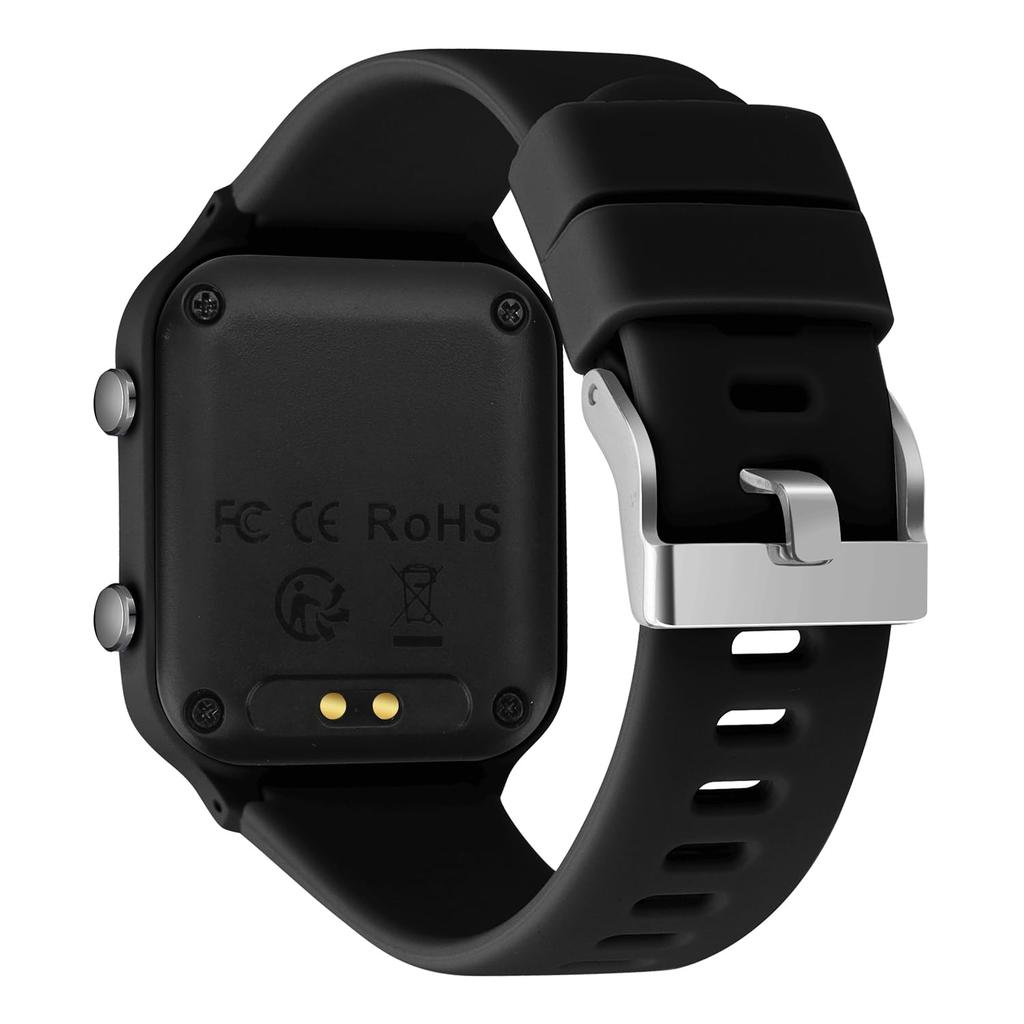 ShunkanSai Digital Wristwatch for Boys and Activity 5ATM Rechargeable Sports Watch with Distance Alarm Date and Day Popular Birthday Gift for