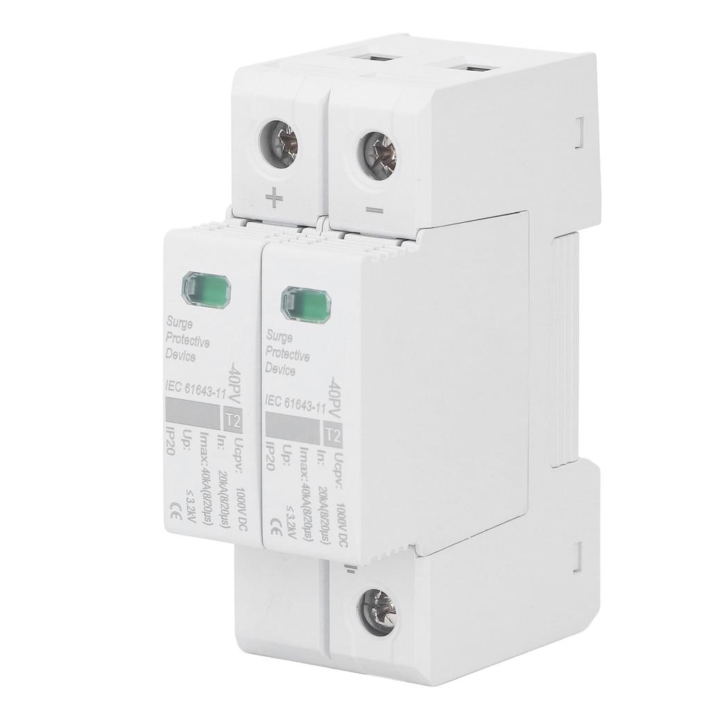 Voltage Surge Arrester Device DC Photovoltaic 2P Surge Protective Device Lightning Protection Circui