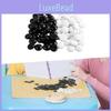 70 Small Pieces Craft Chess Stones Gobang Beads For Classic Strategy Weiqi Baduk