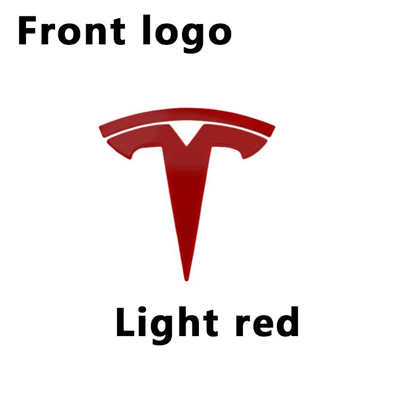 Car Sticker 2025 New Tesla For Tesla Model 3 Model Y Personalization Auto Decal Car Logo Badge Hood Front Grille Rear Trunk Deco