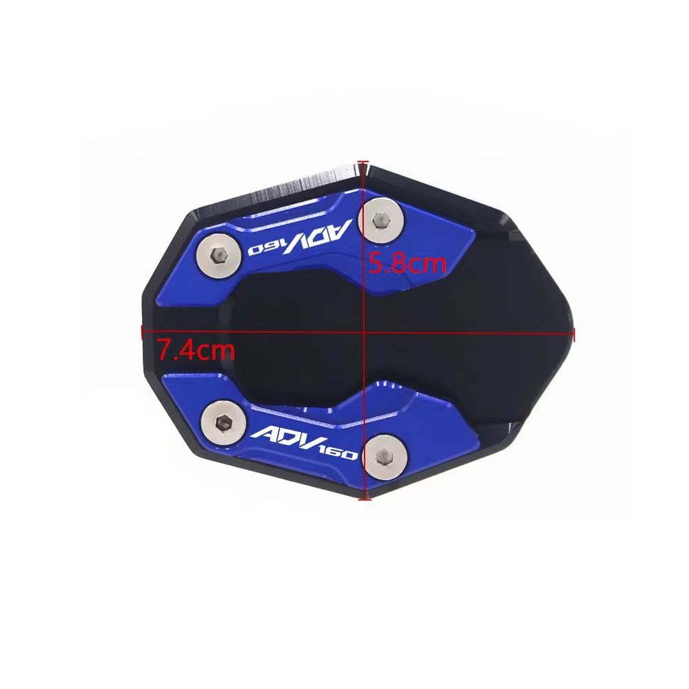 For ADV160 Adv160 Adv160 Adv 160 ADV 160 Motorcycle Kickstand Motorcycle Side Bracket Pad