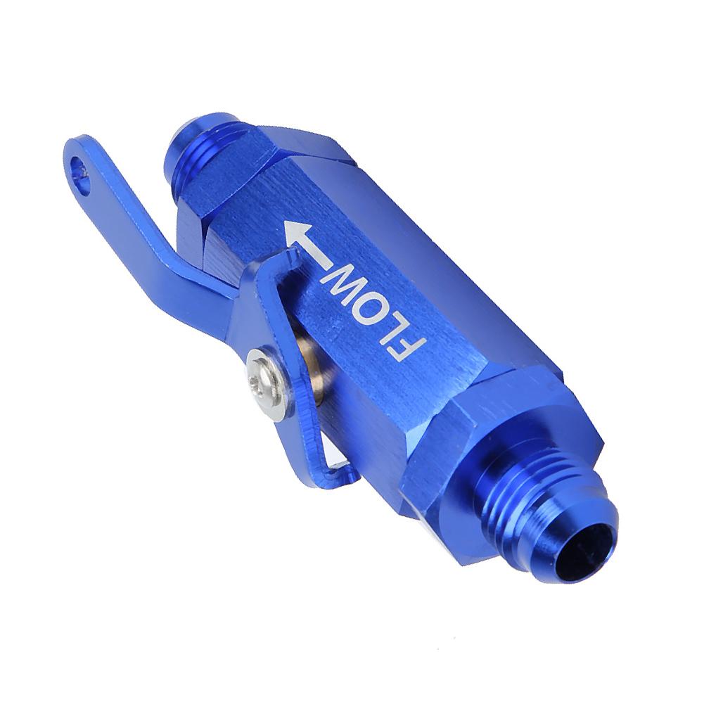 Auto-Abschalt-Rückschlagventil CNC Y972 6AN für AN6 KraftstoffleitungBlau