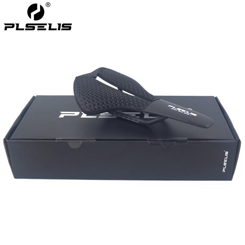 PLSELIS Carbon Fiber 3D Printed Bicycle Saddle With Integrated Arch Road Mountain Bikes