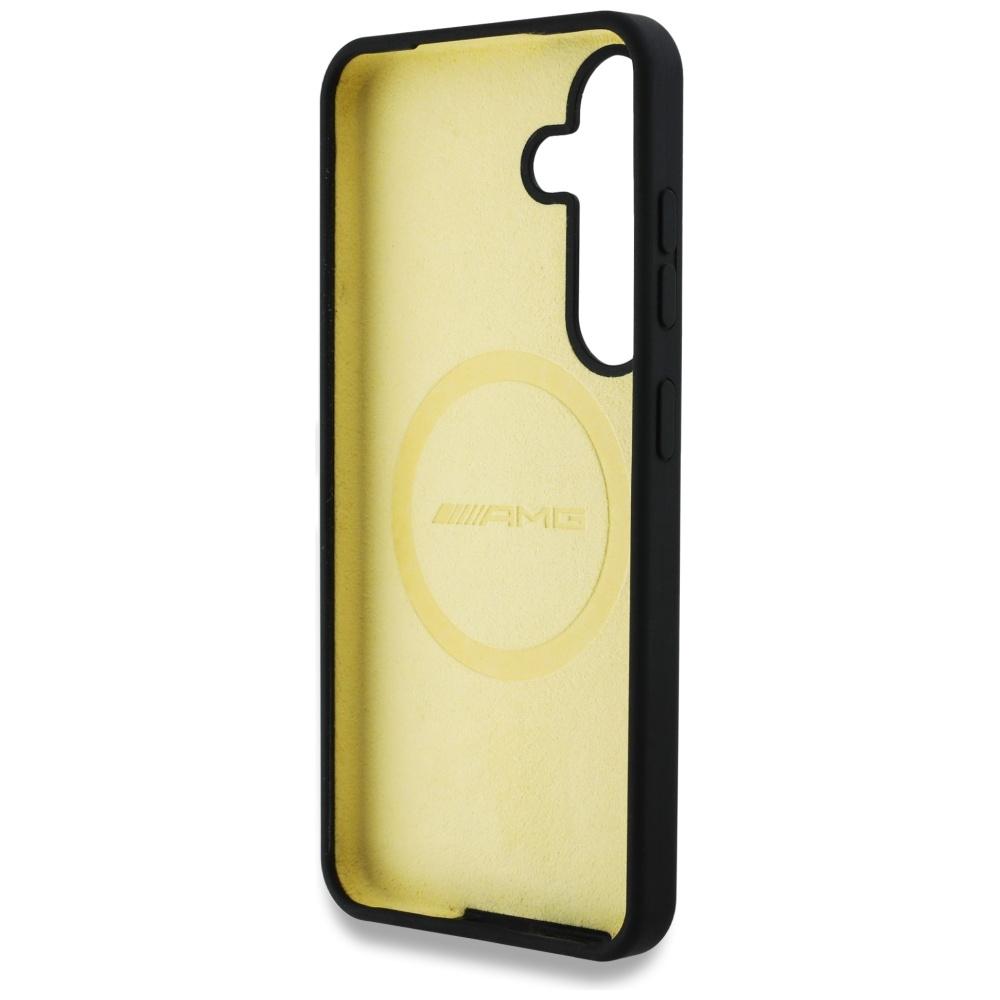 AMG Oversize Rhombs MagSafe Case for Samsung Galaxy S25 Black