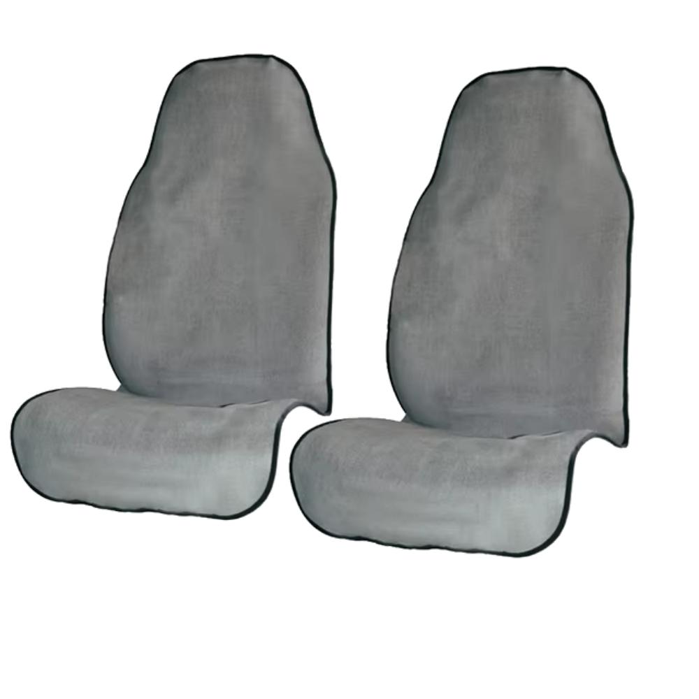 2pcs Car Seat Covers Sports Towel Seat Cushion Beach Mat Universal Fit Protector Covers Universal Size Washable for Front Seat