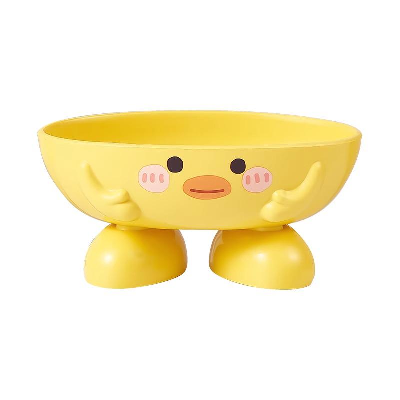 Cute Cartoon Soap Dish & Draining Holder for Bathroom Sink