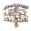 Natural Stone Bracelet Adjustable Bracelet Beads Bracelet Enhancing Peace and Self Discipline for Sophisticated Outfit