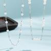 Trendy Stainless Steel Freshwater Pearl Necklace - Silver, Non-Fading, Versatile Jewelry
