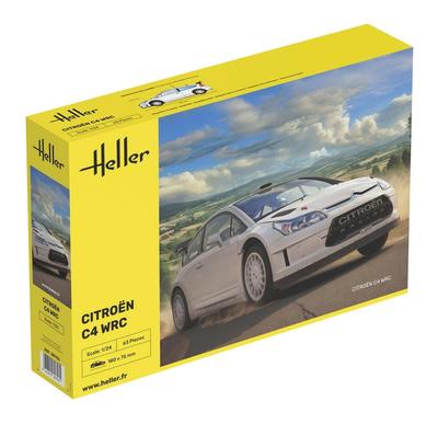 PLATZ Heller C4 WRC Plastic Model Kit HE80756 1/24 Citroën (Car)