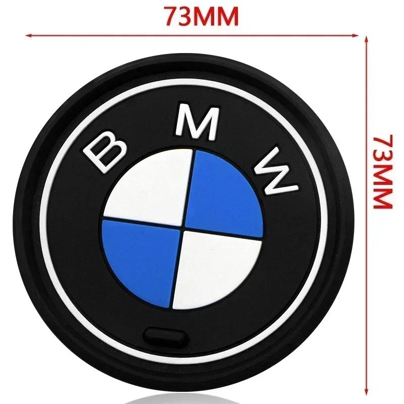 

E90 E90 Car For BMW Silicone Car Coaster Cup Holder Coasters Center Console Drink Insert Mats For BMW X3 X5 F10 F20 F30 F34 F3