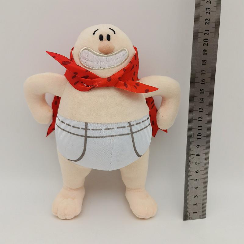 22cm Cute Anime Captain Underpants Plush Toys for Girls Boys Kids Stuffed Toys for Children Christmas Gifts