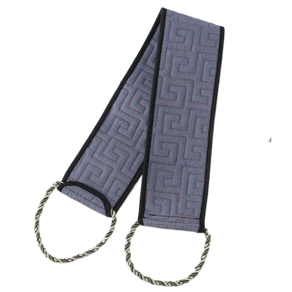 Dual Sided Back Scrubbing Towel Handle design Back Rubbing Strap Exfoliating Body Towel  Unisex