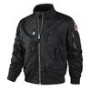 Heren pilotenjack, motorjack, kleding met meerdere zakken, warm, waterdicht, winddicht, baseballkleding