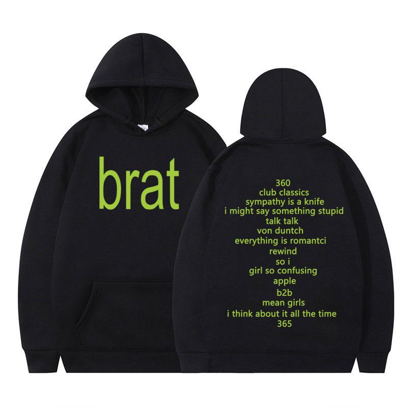 

Charli Xcx with Special Guest Shygirl Hoodie Brat Album 2024 Tour Vintage Loose Casual Pullover Men/Women Clothing Sweatshirt 3XL